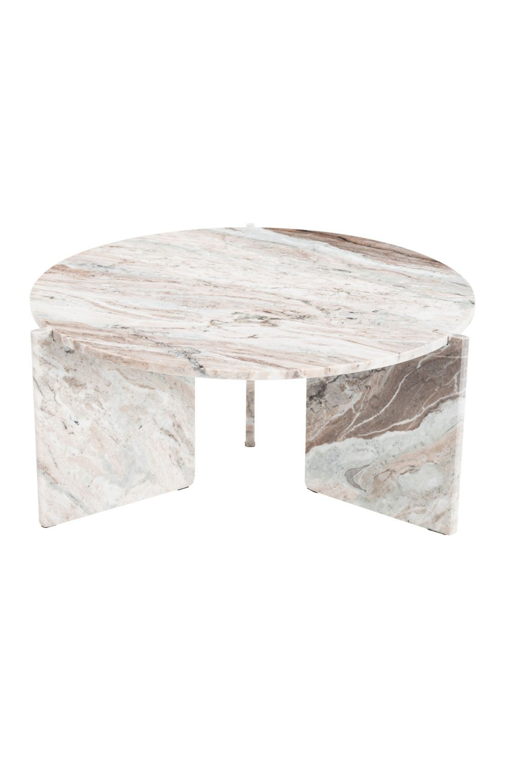 Round Marble Coffee Table | OROA Modern Lancaster | Oroa.com