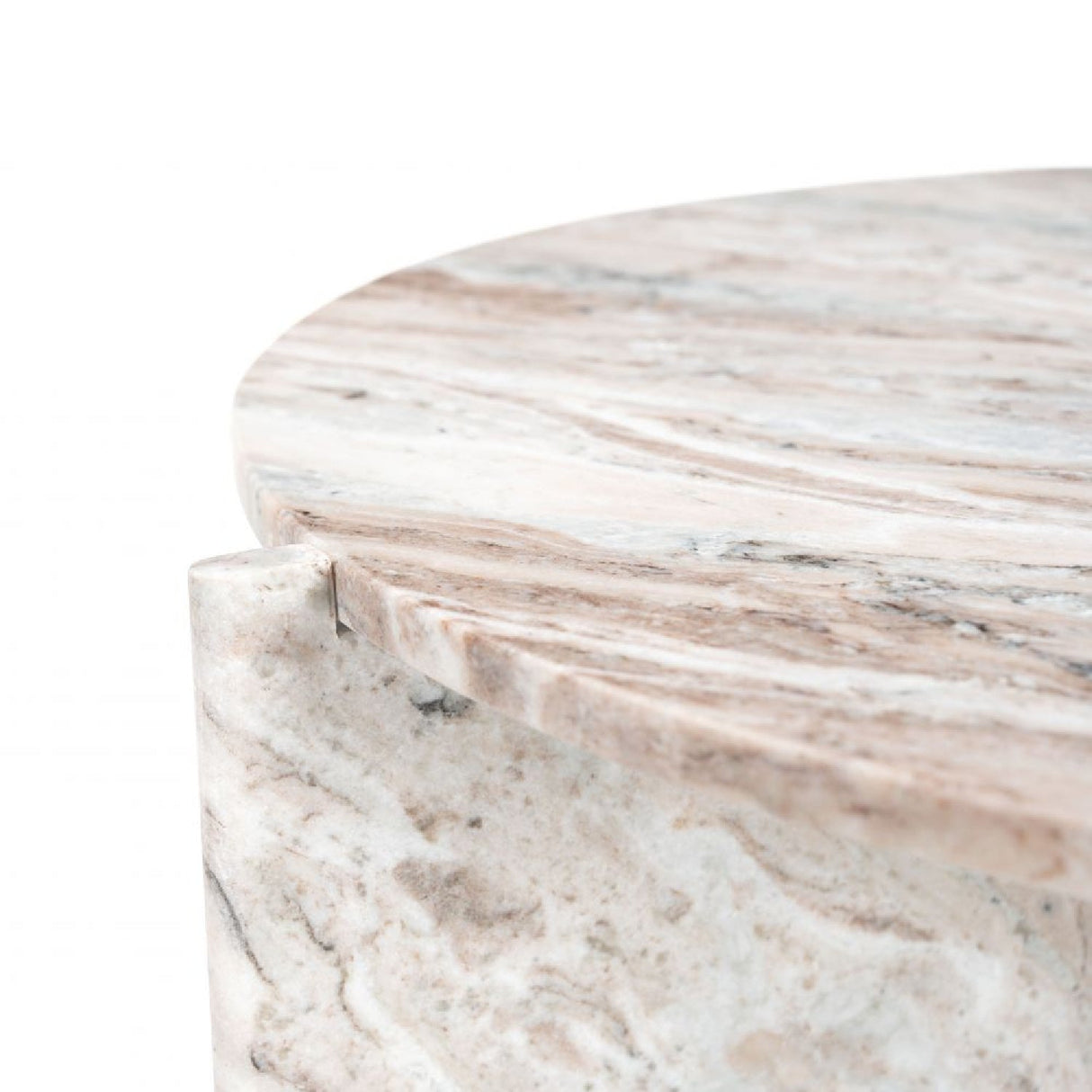 Round Marble Coffee Table – Lancaster – alternate view 5
