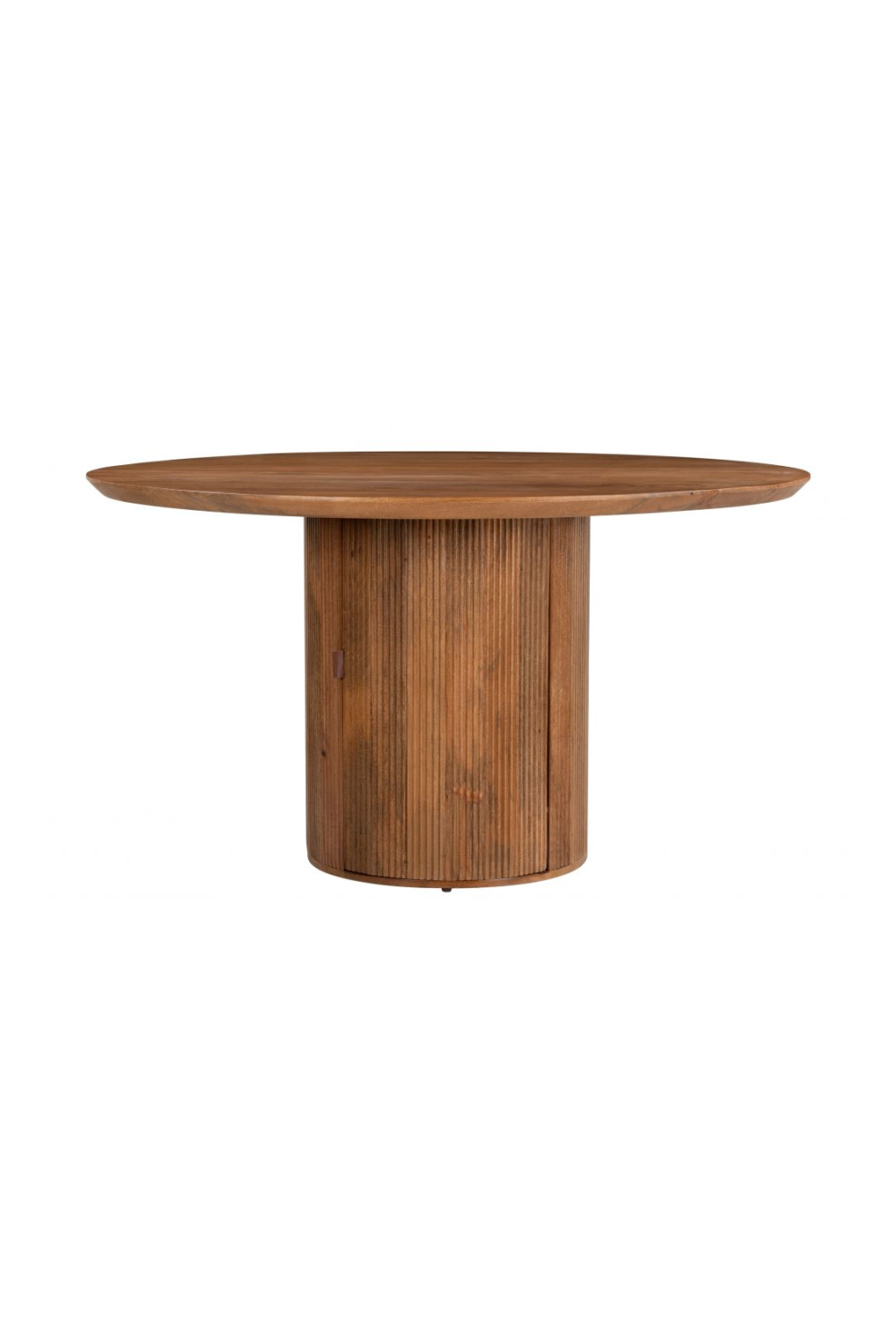 Round Mango Wood Dining Table | OROA Modern Izola | Oroa.com