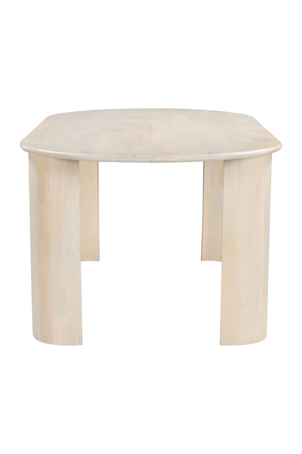 White-washed Acacia Dining Table | Oroa.com