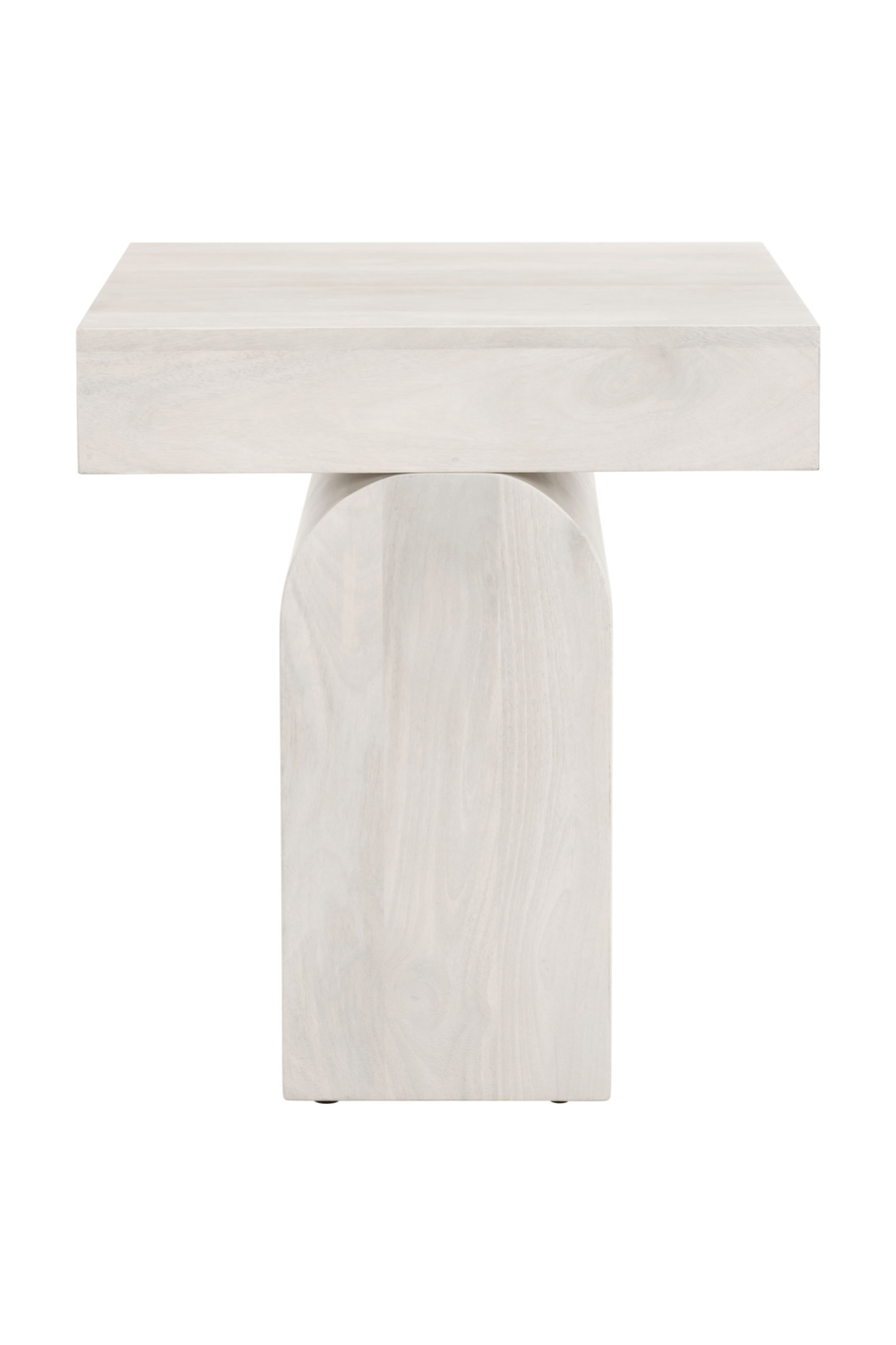 Whitewashed Mango Wood Side Table | OROA Modern Kiel | Oroa.com