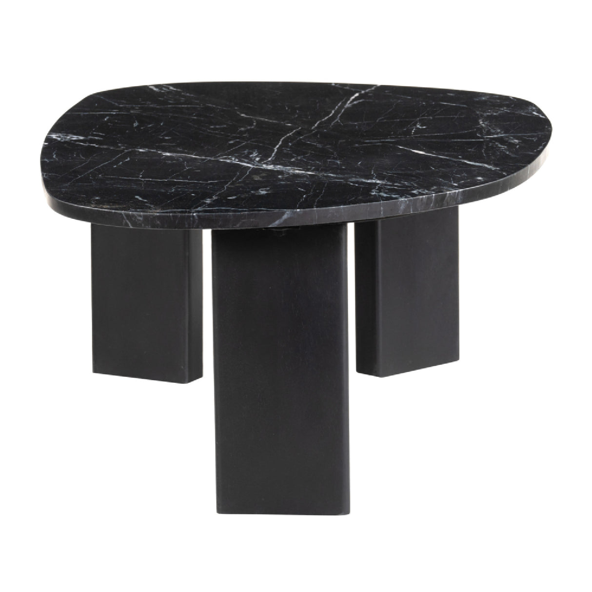 Organic-Shaped Marble Coffee Table | OROA Modern Aberdeen
