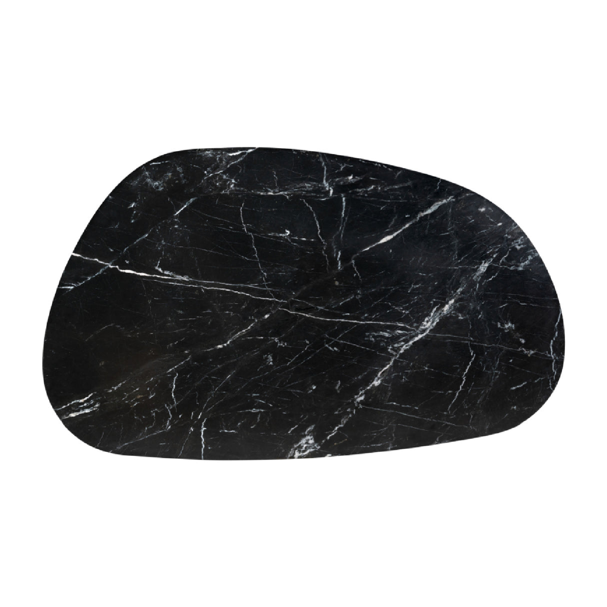 Organic-Shaped Marble Coffee Table | OROA Modern Aberdeen