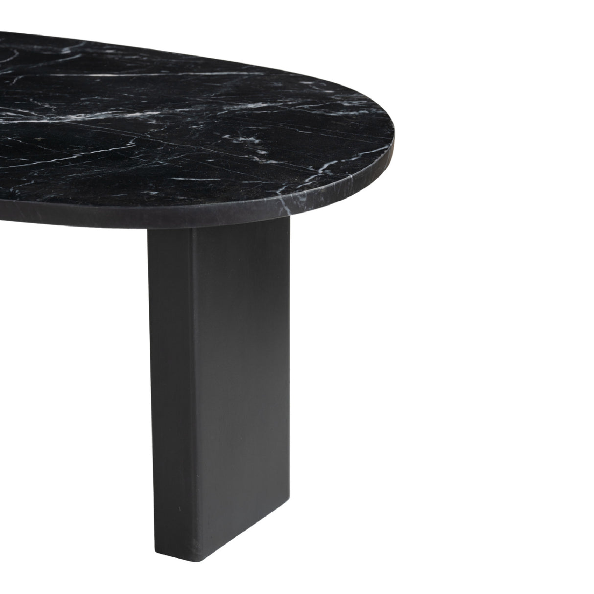 Organic-Shaped Marble Coffee Table | OROA Modern Aberdeen