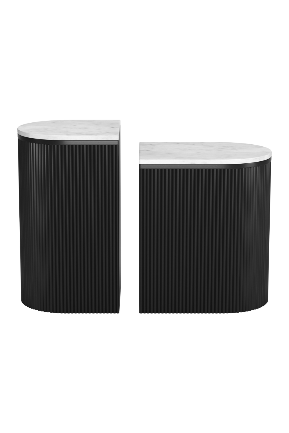 White Marble Side Table Set | OROA Modern Ormara | Oroa.com