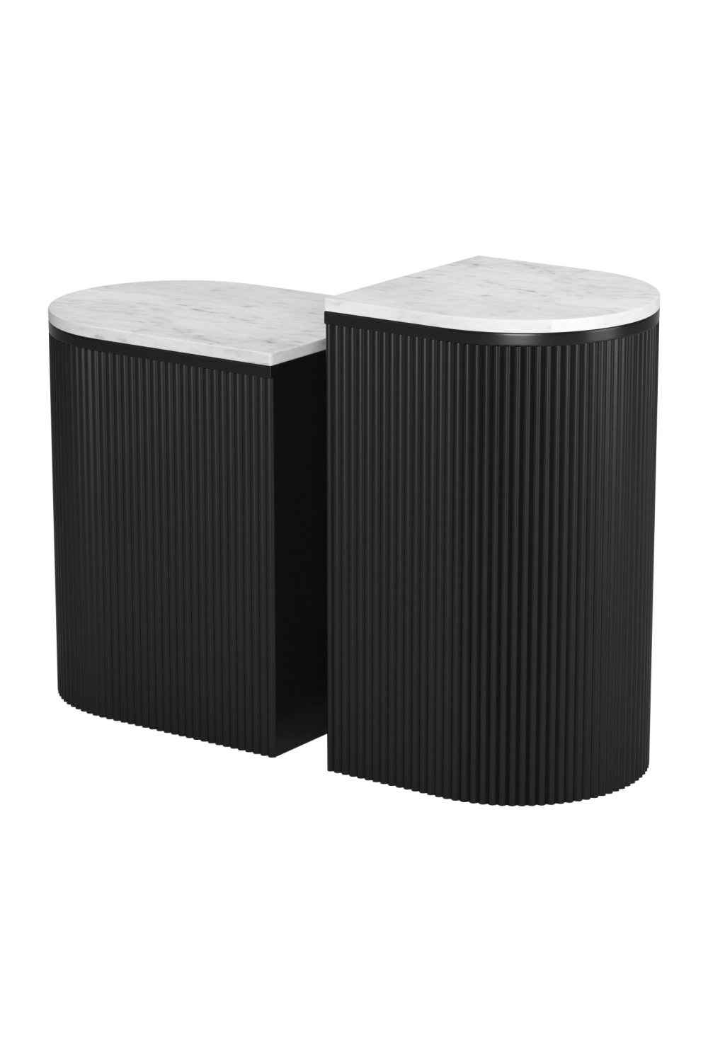 White Marble Side Table Set | OROA Modern Ormara | Oroa.com
