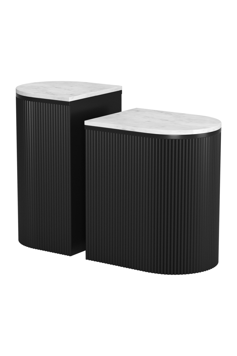 White Marble Side Table Set | OROA Modern Ormara | Oroa.com