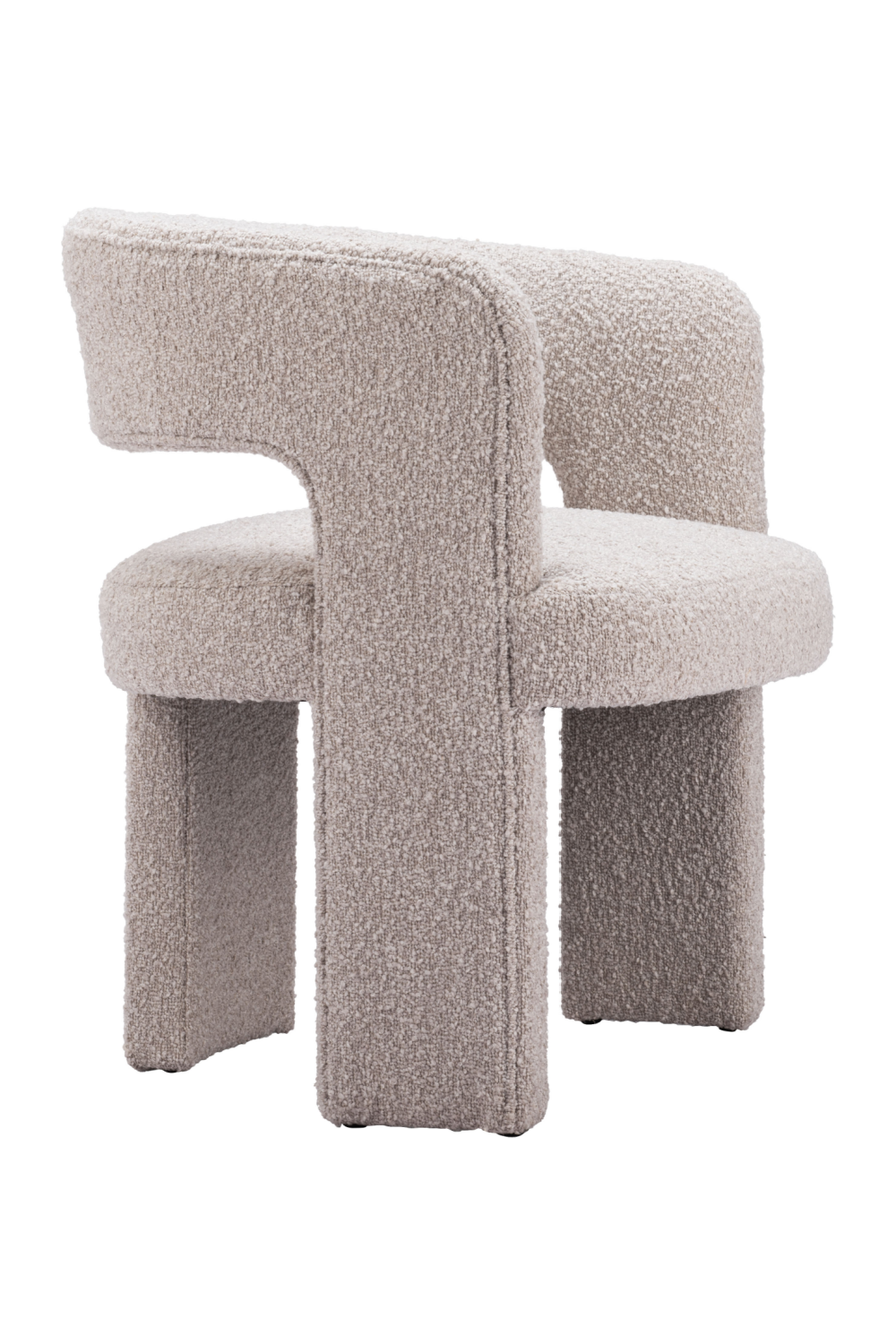 Beige Shearling Accent Chair | OROA Modern Java | Oroa.com