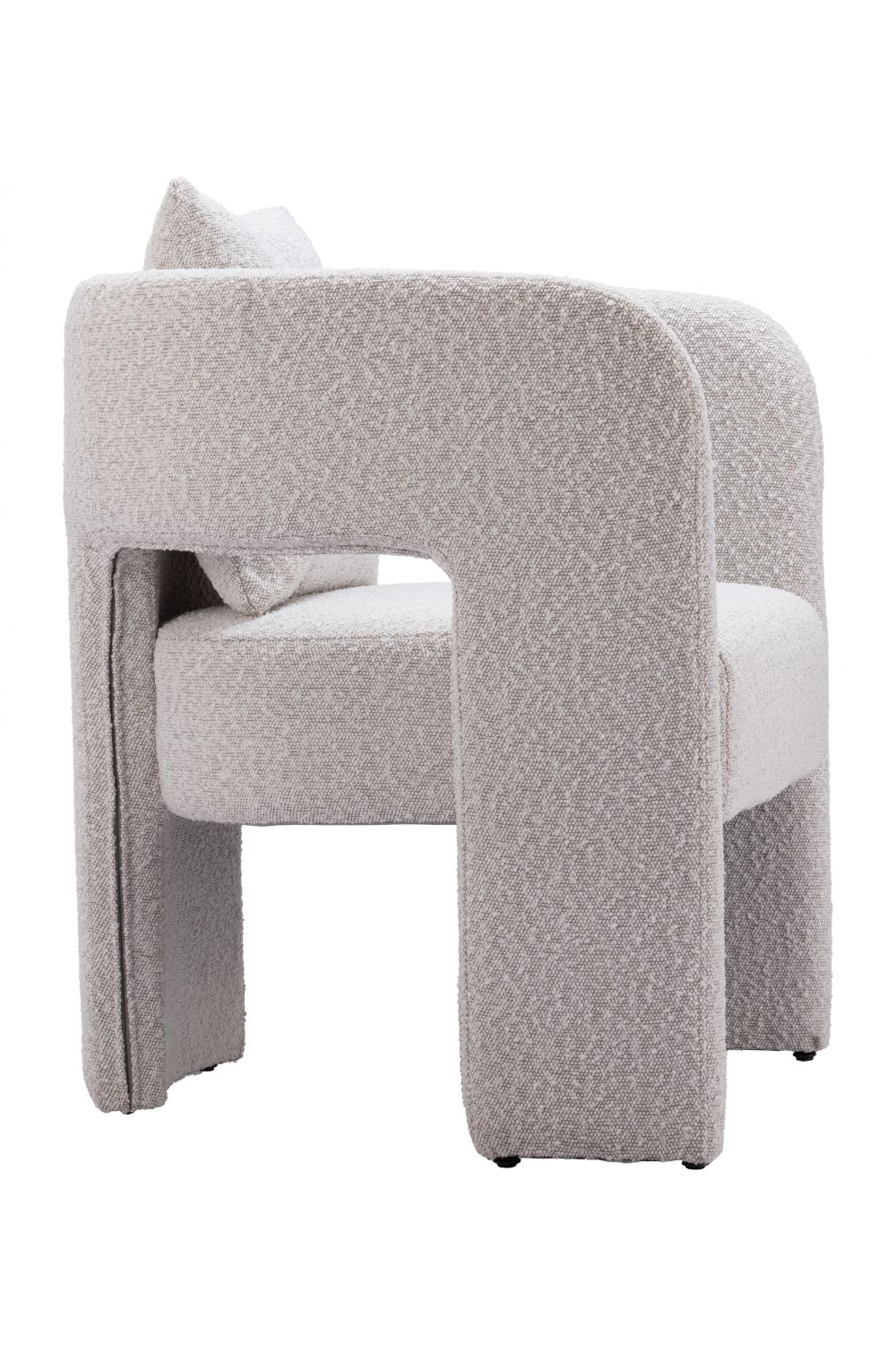 Gray Curved Dining Chair | OROA Modern Melilla | Oroa.com