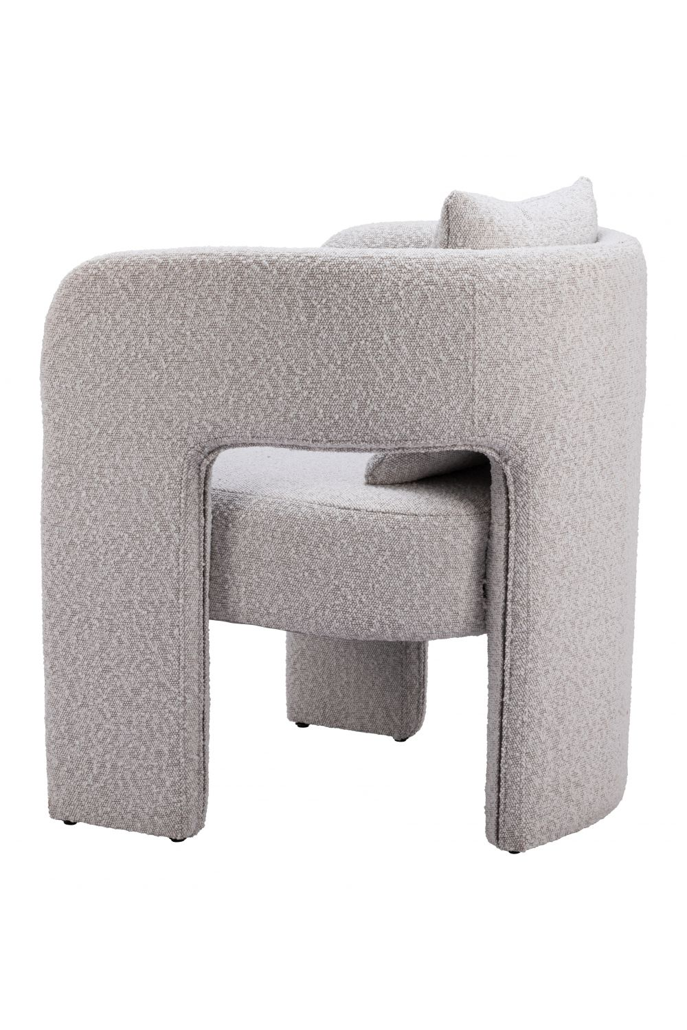 Gray Curved Dining Chair | OROA Modern Melilla | Oroa.com