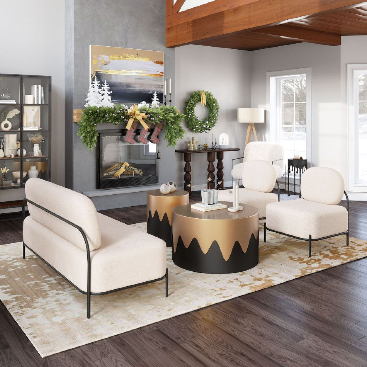 White Teddy Fabric Sofa – Arendal – alternate view 11