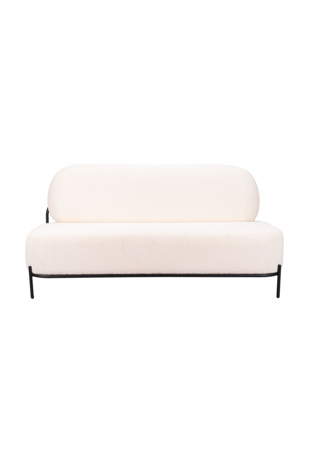 White Teddy Fabric Sofa | OROA Modern Arendal | Oroa.com
