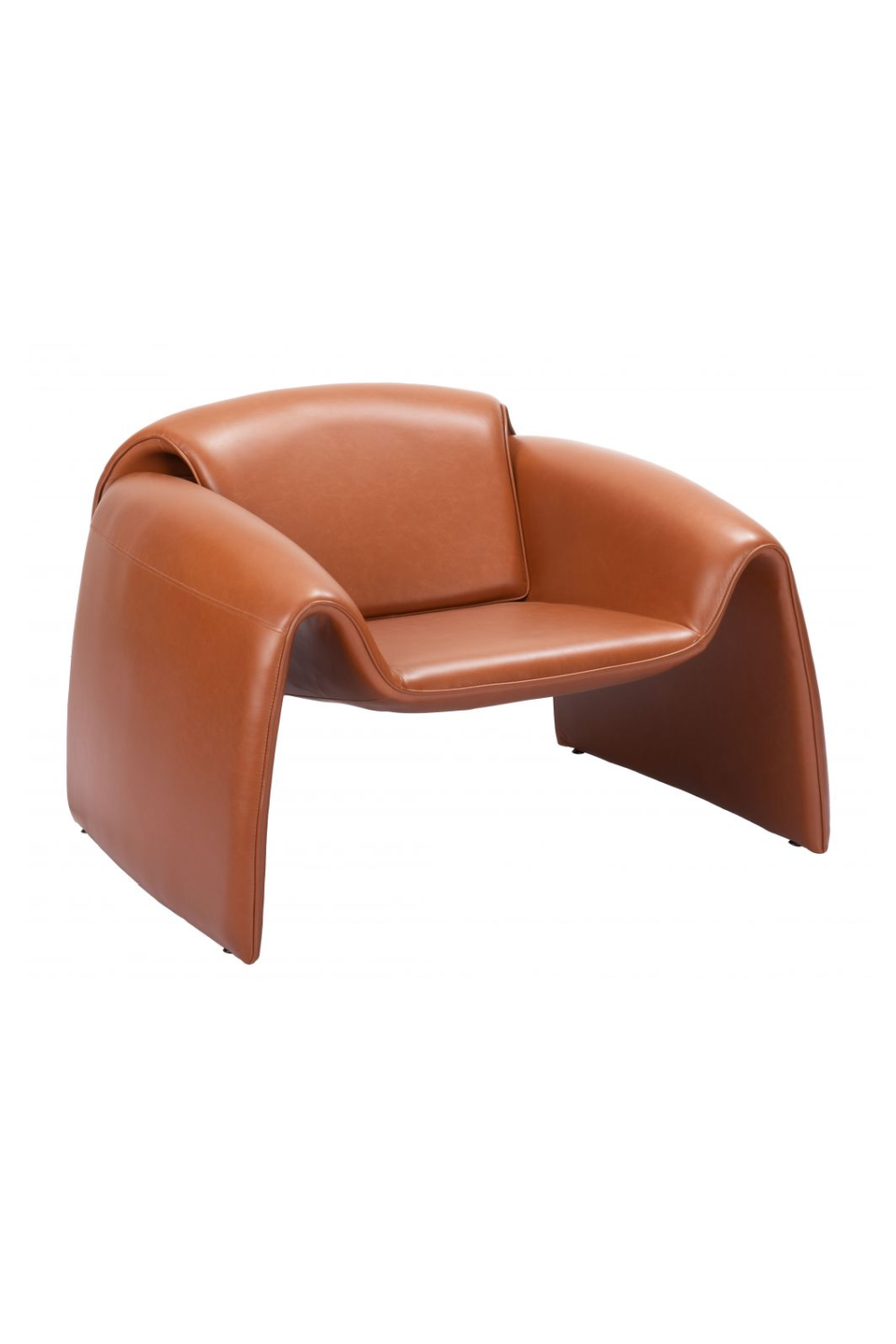 Leather Contemporary Accent Chair | OROA Modern Horten | Oroa.com