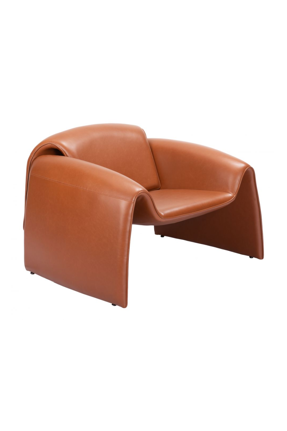 Leather Contemporary Accent Chair | OROA Modern Horten | Oroa.com