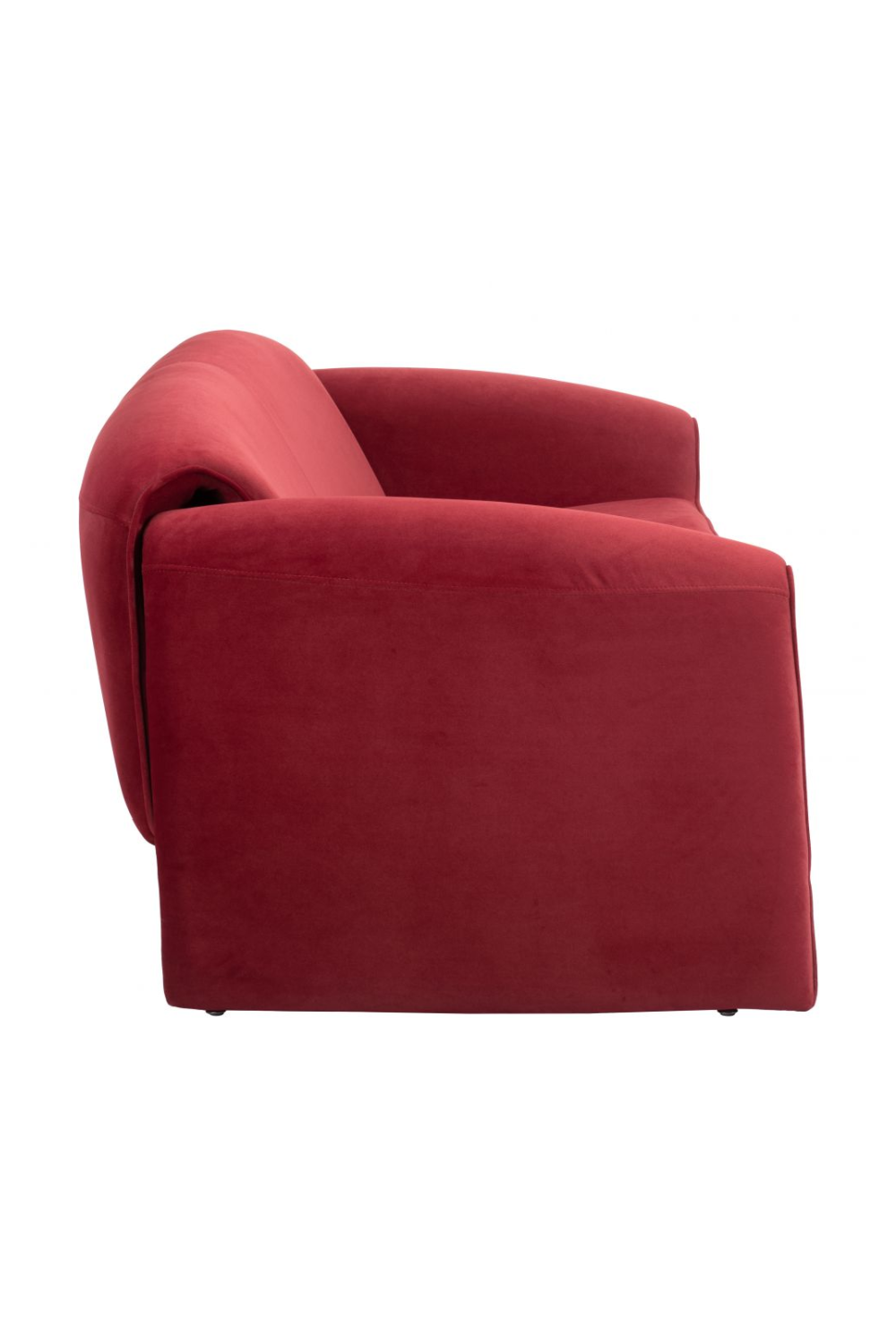 Red Velvet Sofa | OROA Modern Horten | Oroa.com
