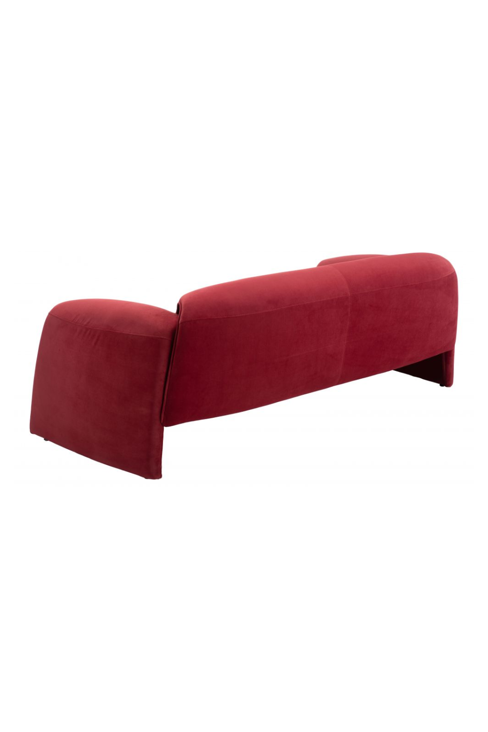 Red Velvet Sofa | OROA Modern Horten | Oroa.com