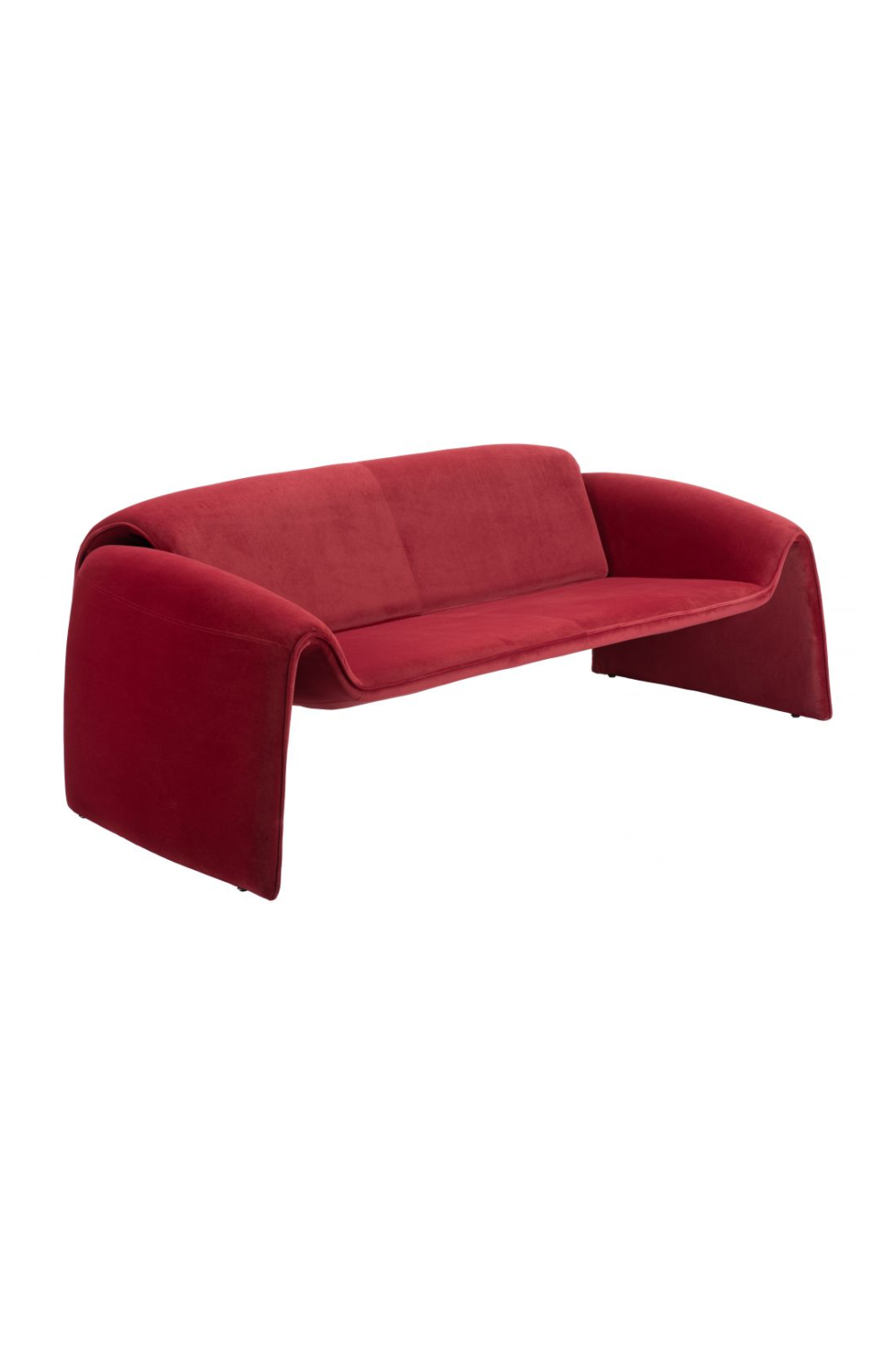 Red Velvet Sofa | Oroa.com