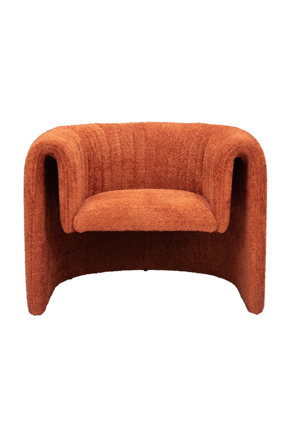 Orange Sherpa Accent Chair | Oroa.com