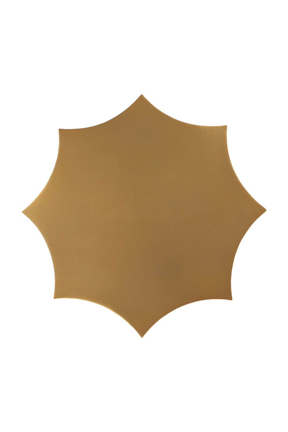 Gold Coved-Edged Side Table | Oroa.com