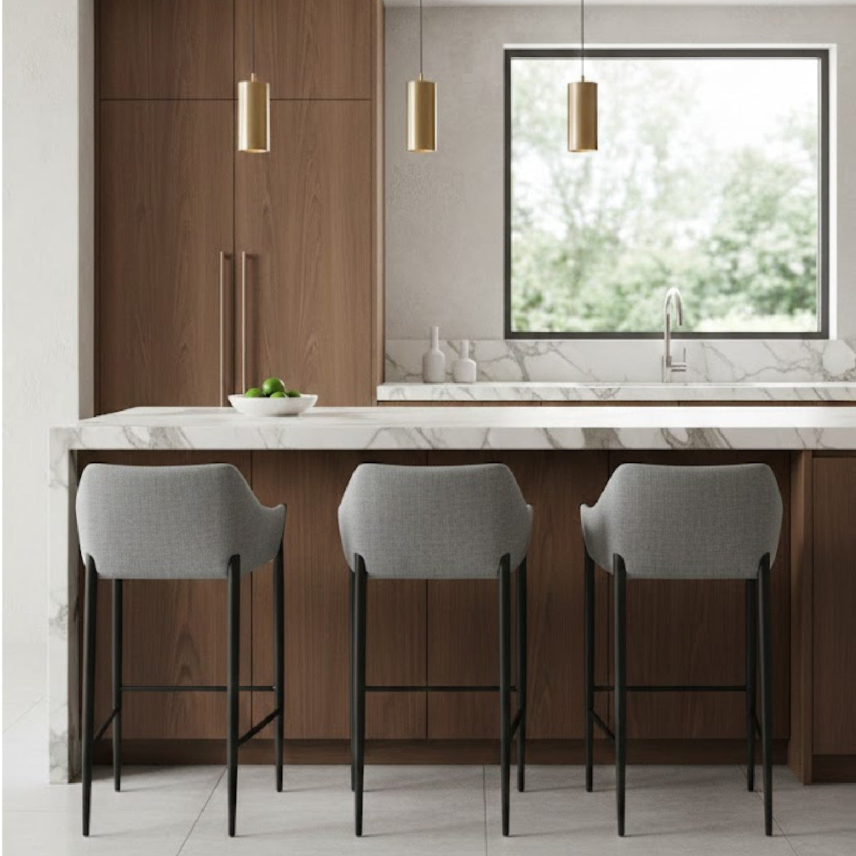 Poly Linen Bar Stool | OROA Modern Andover | Oroa.com