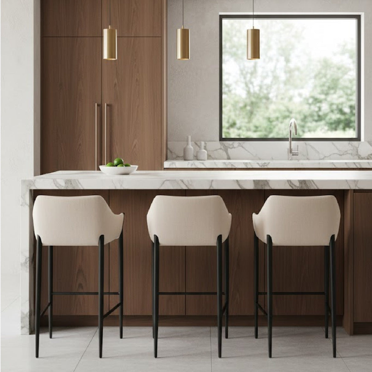 Poly Linen Bar Stool | OROA Modern Andover | Oroa.com