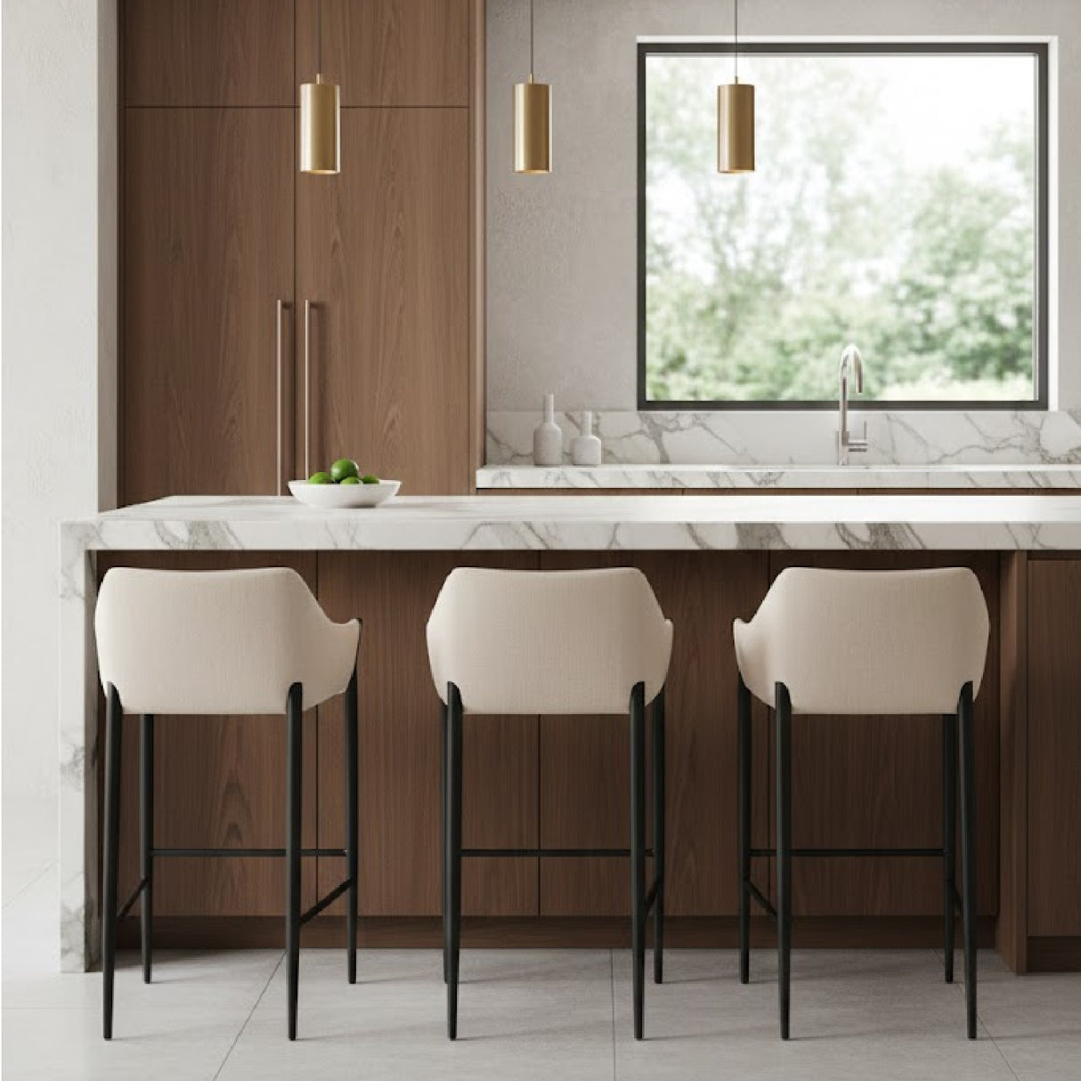 Poly Linen Bar Stool | Oroa.com