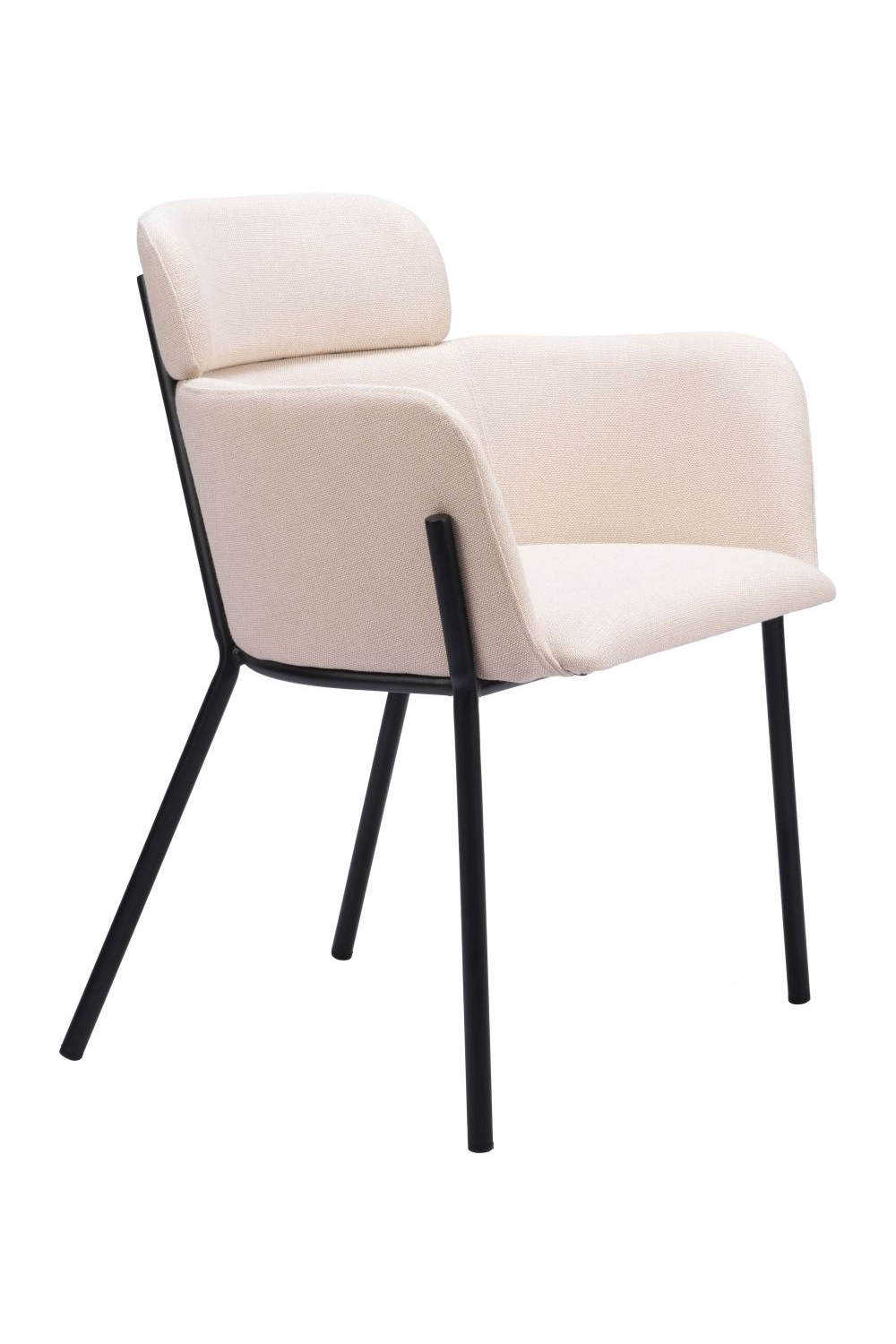Vinyl Upholstered Dining Chairs (2) – Bremor – rear view