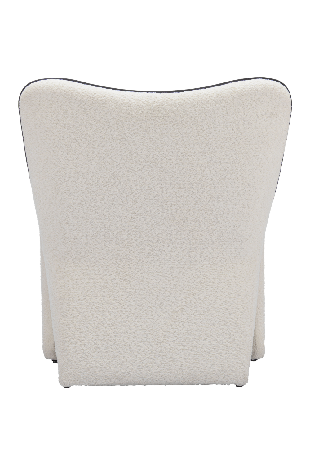 White Accent Chair with Piping | OROA Modern Novo | Oroa.com