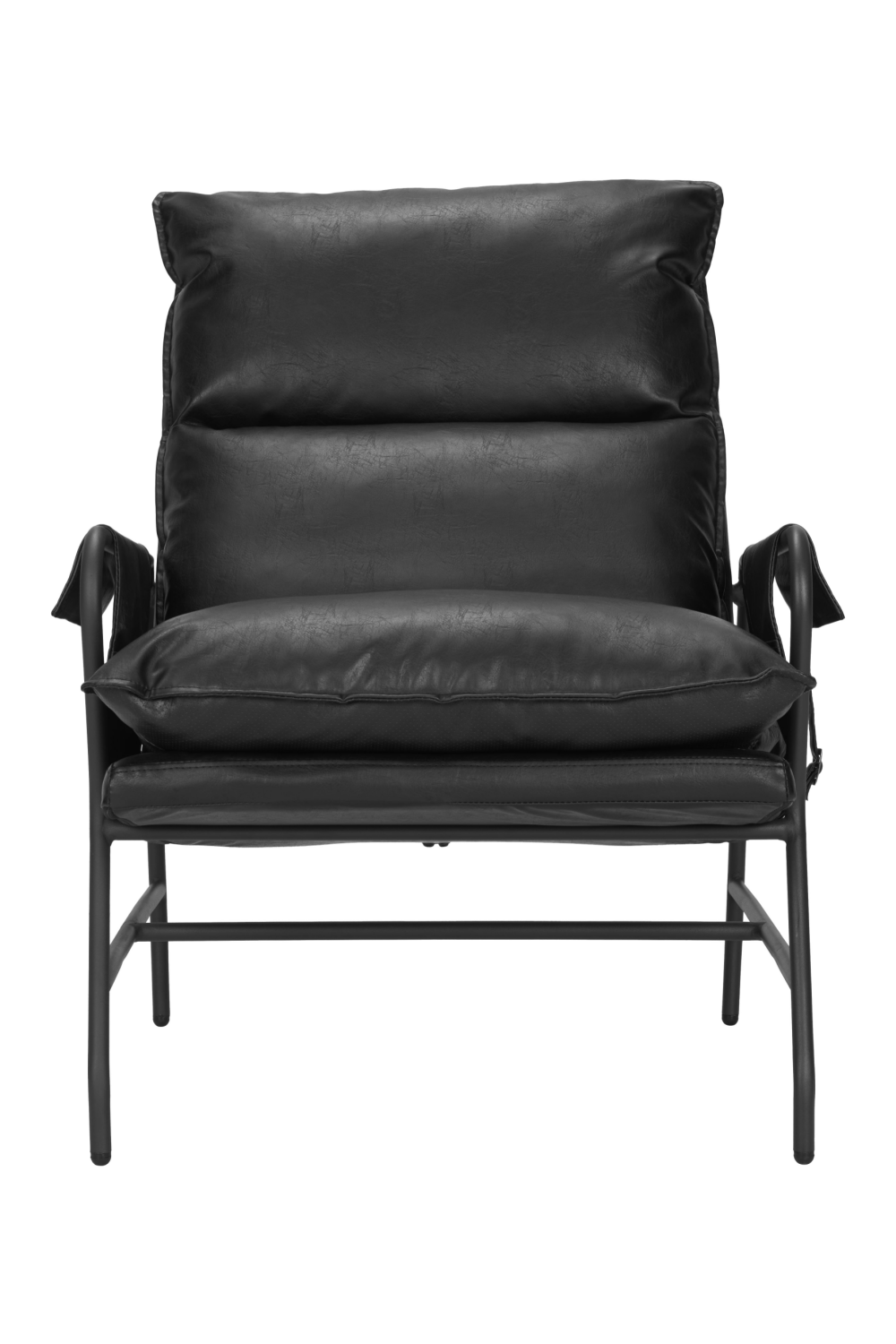 Black Leather Lounge Chair | OROA Modern Halaus | Oroa.com