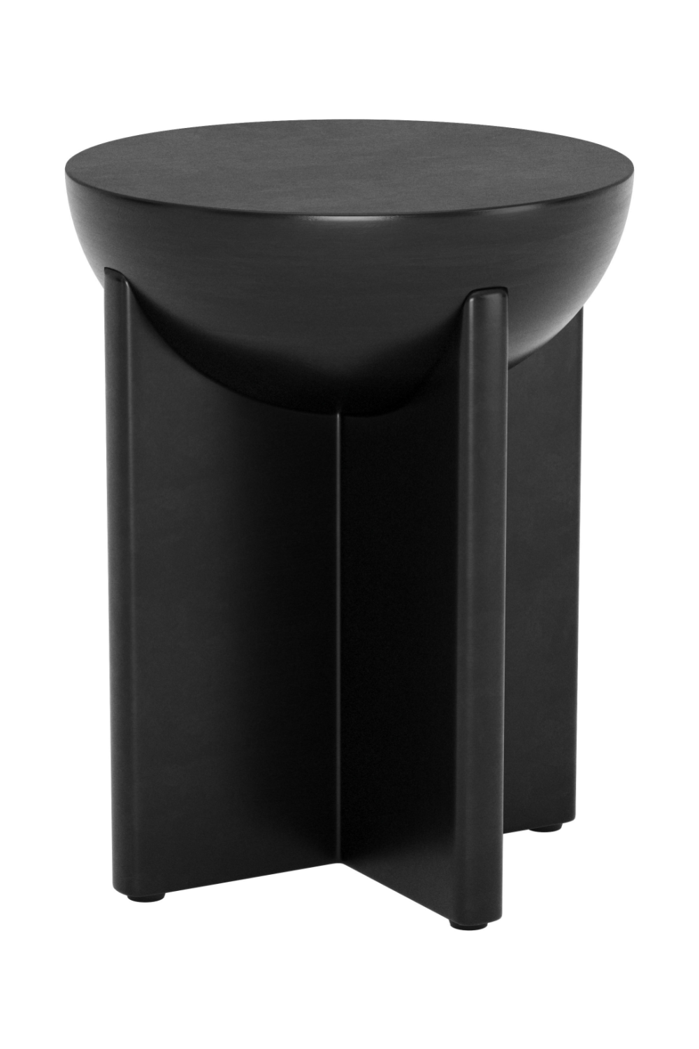 Black Solid Mango Side Table | OROA Modern Tume | Oroa.com