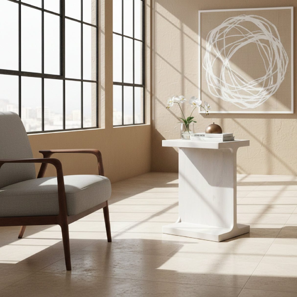 Solid Mango Wood Side Table | Oroa.com