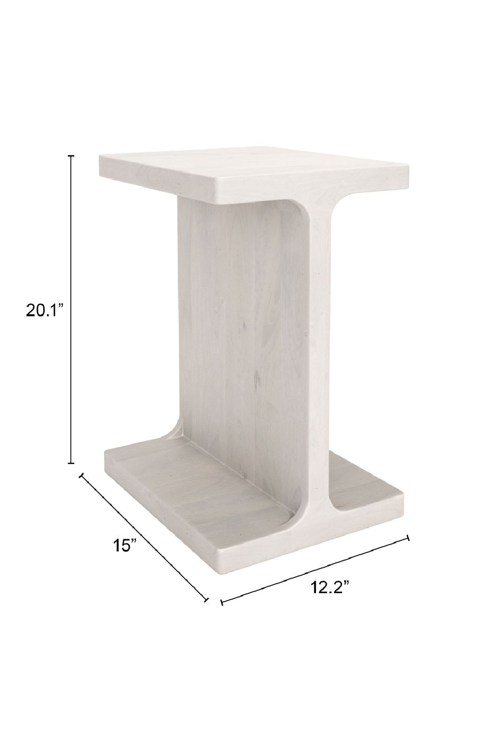 Solid Mango Wood Side Table | OROA Modern Bama | Oroa.com