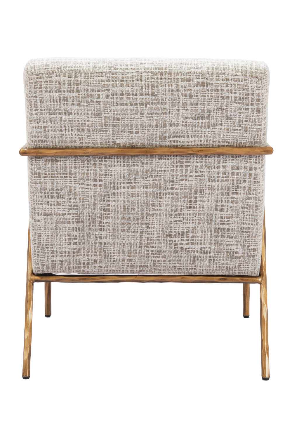 Steel-Framed Beige Lounge Chair | OROA Modern Norrebro | Oroa.com