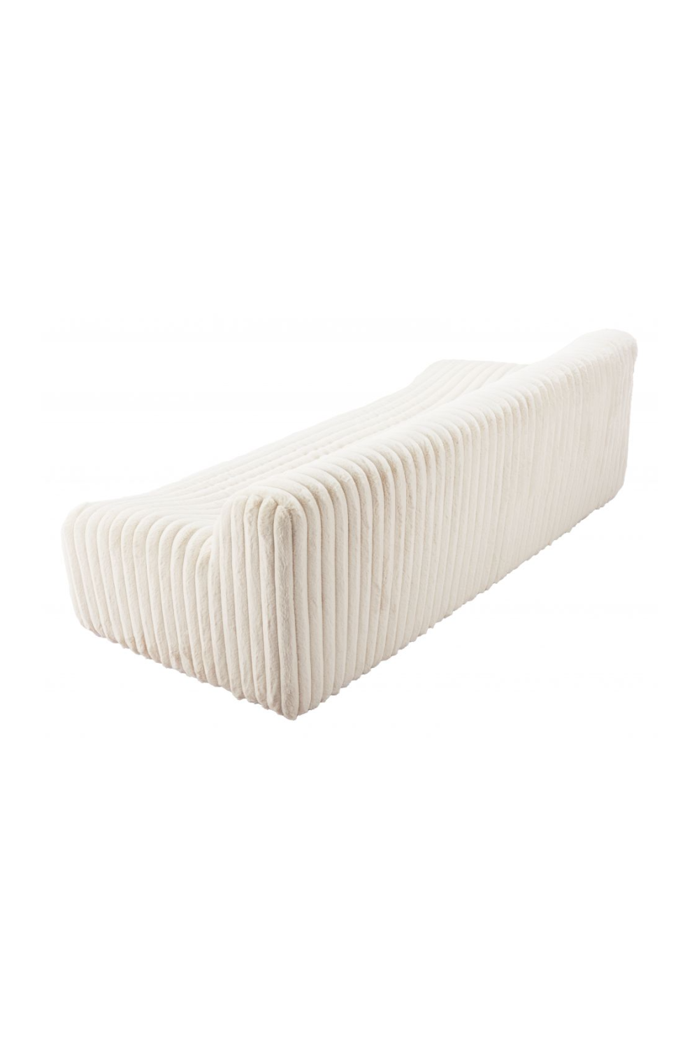 Cream Fur Sofa | OROA Modern Osterbro | Oroa.com