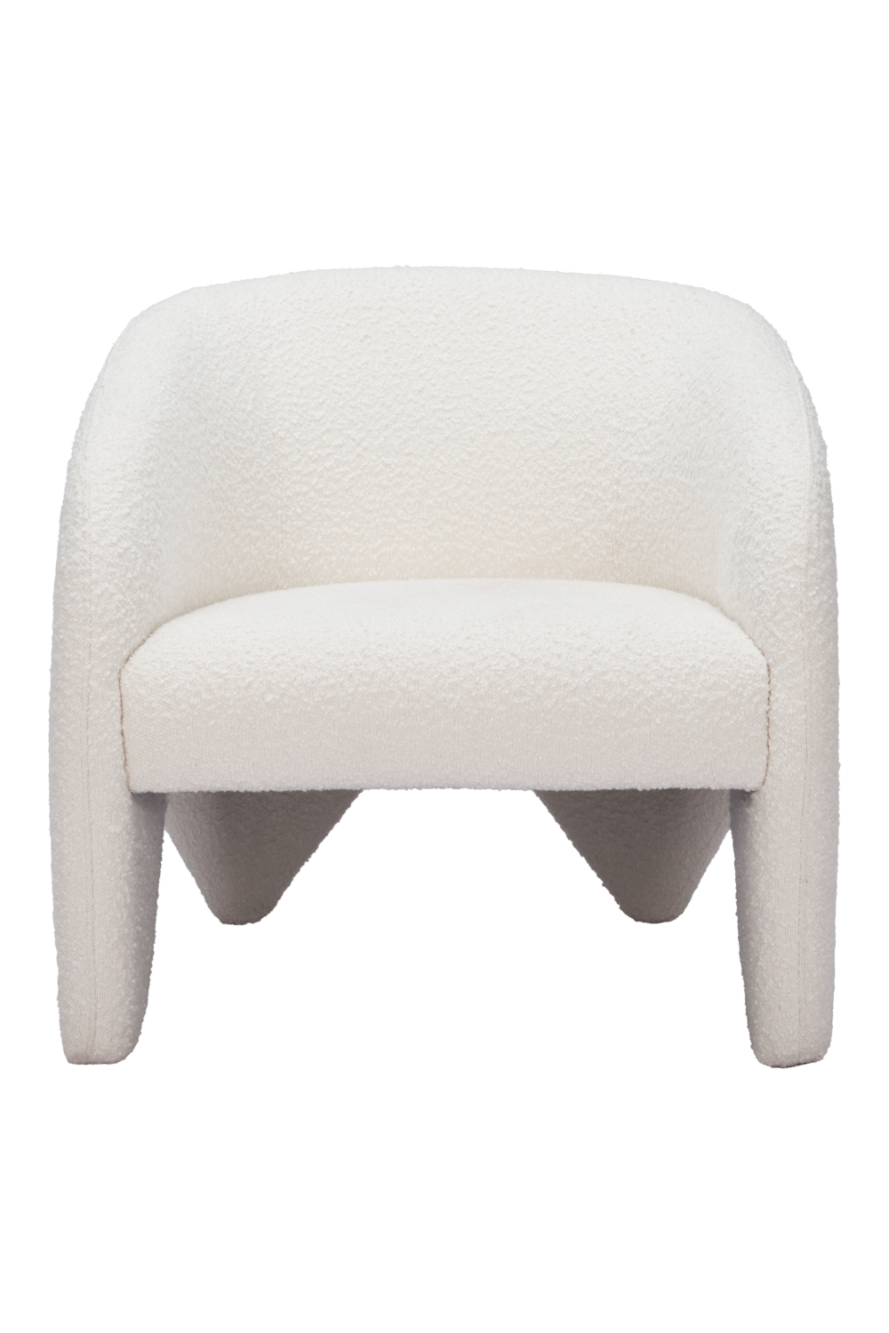 White Shearling Accent Chair | Oroa.com