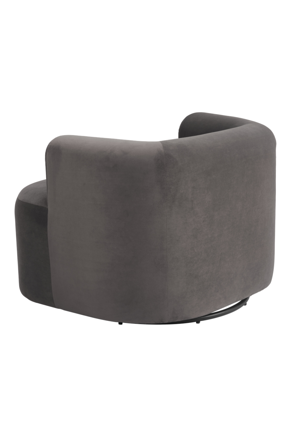 Gray Velvet Swivel Chair | OROA Modern Mugav | Oroa.com