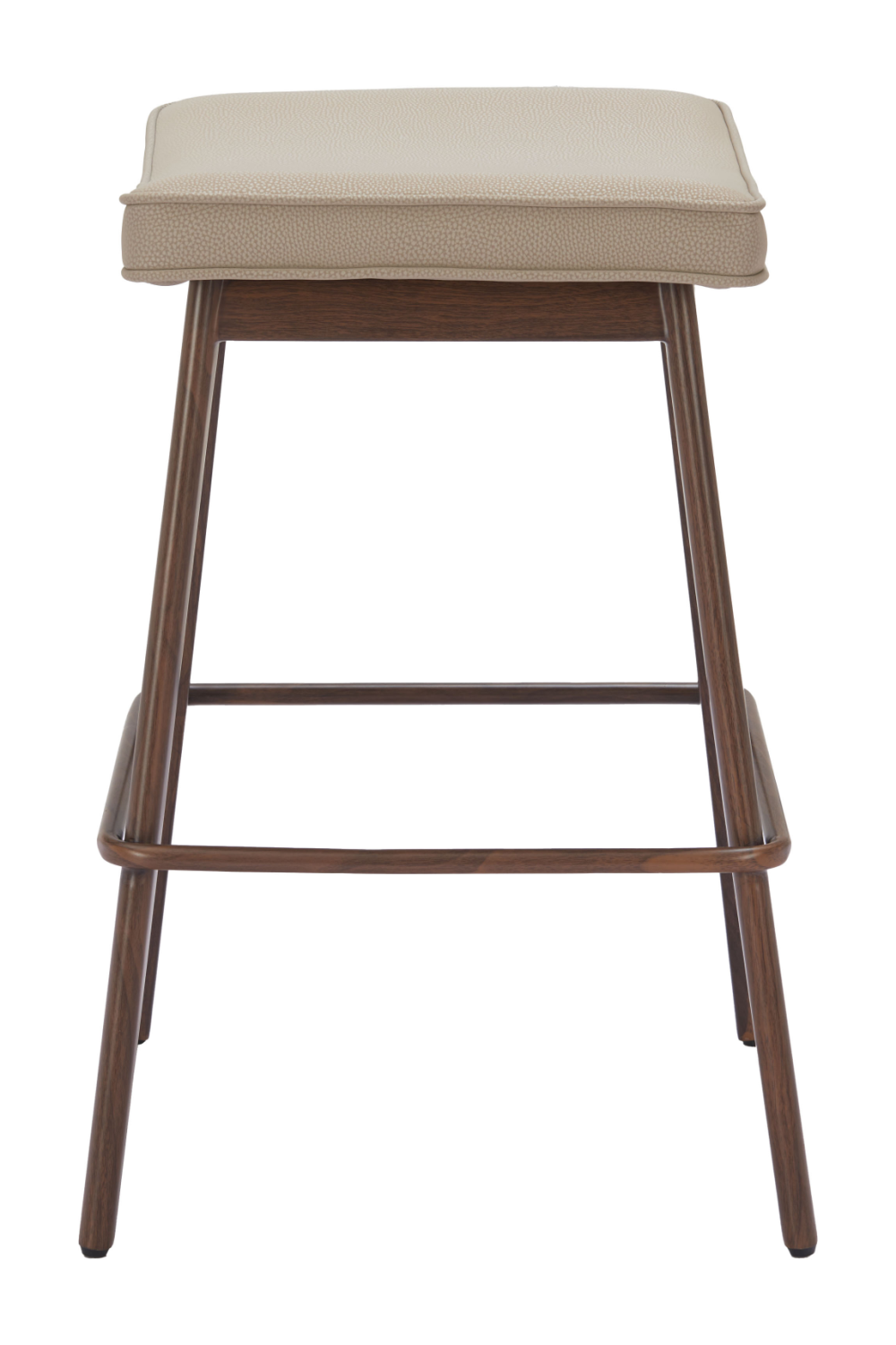Beige Leather Seat Counter Stools (2) | OROA Modern Divat | Oroa.com
