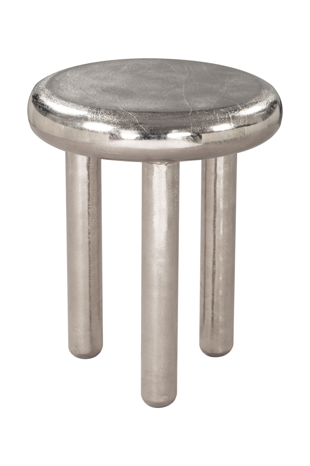 Silver Round Side Table | Oroa.com