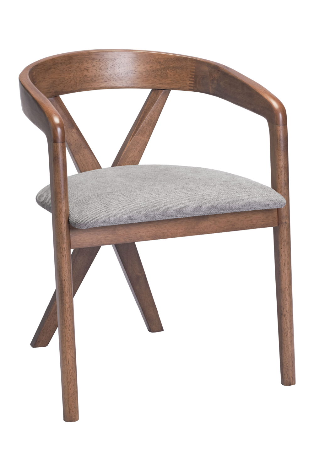 Gray Linen Seat Dining Chair | OROA Modern Cairo | Oroa.com