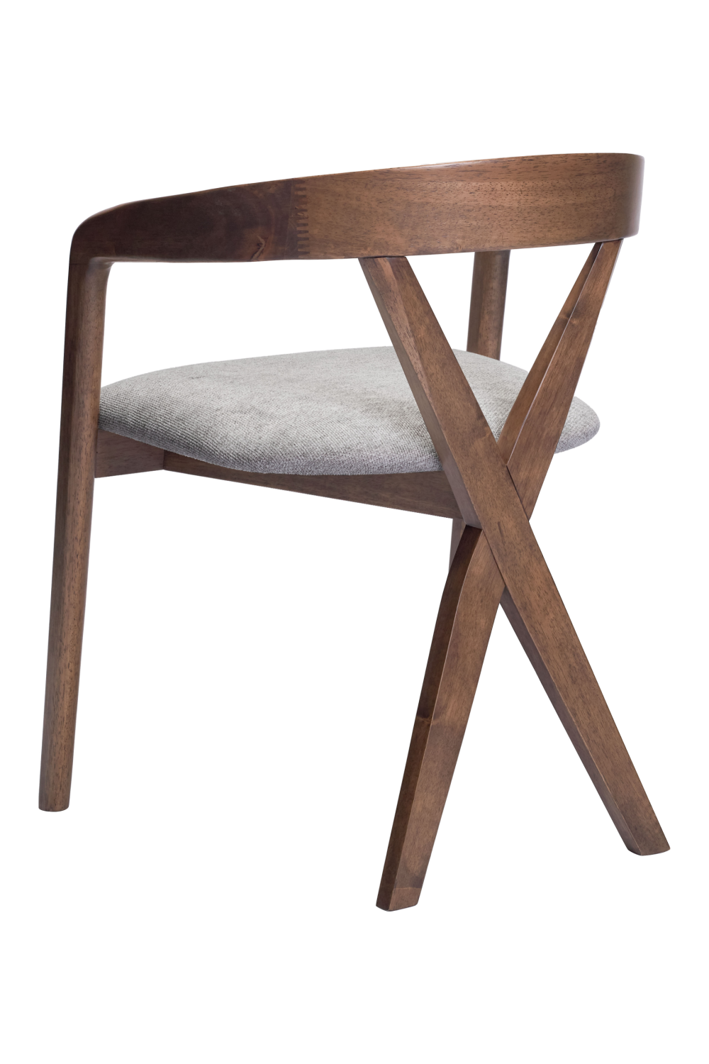 Gray Linen Seat Dining Chair | OROA Modern Cairo | Oroa.com