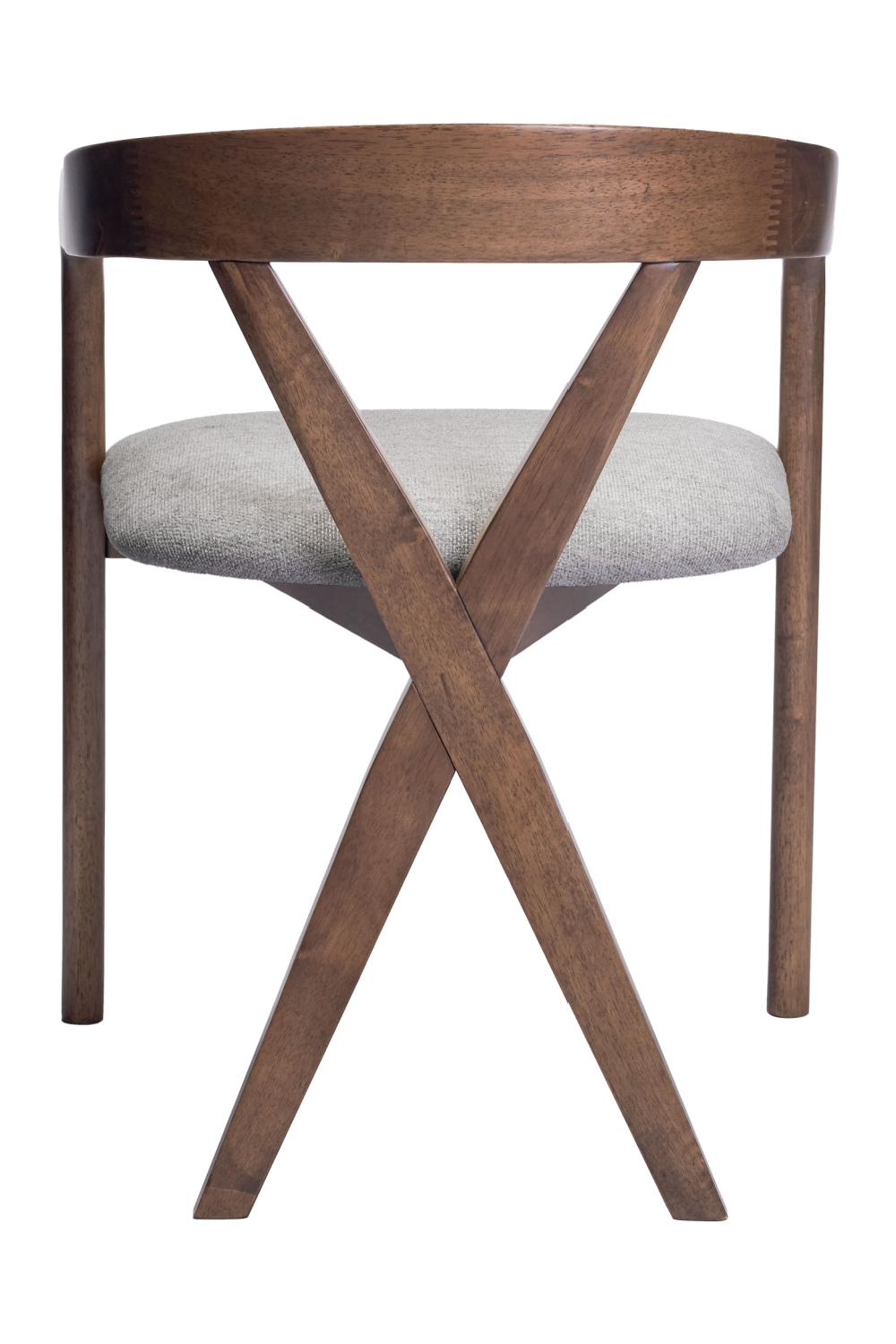 Gray Linen Seat Dining Chair | OROA Modern Cairo | Oroa.com