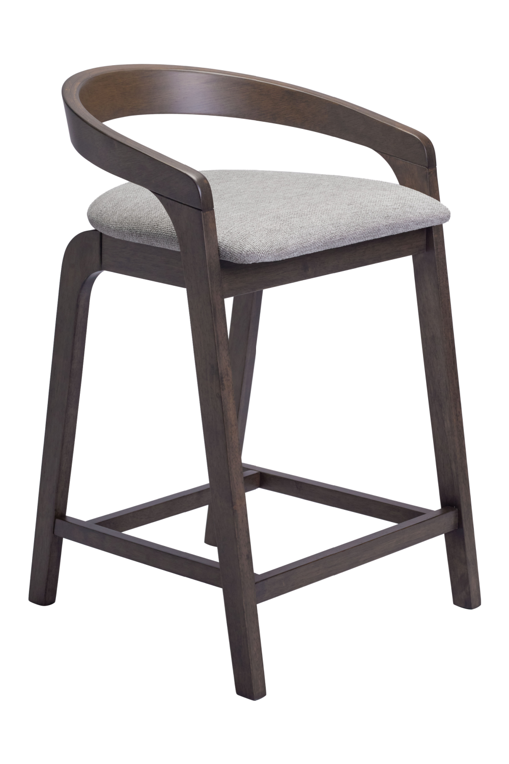 Gray Padded Seat Counter Stools (2) | Oroa.com