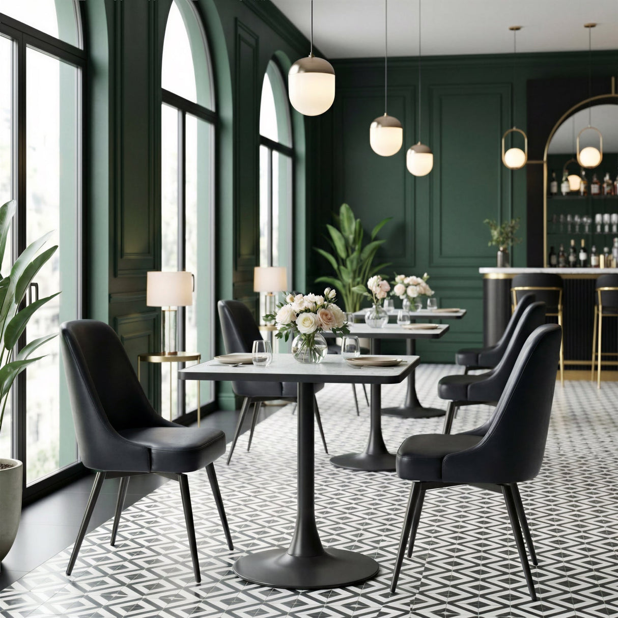 Square Terrazzo Bistro Table | OROA Modern Spot | Oroa.com