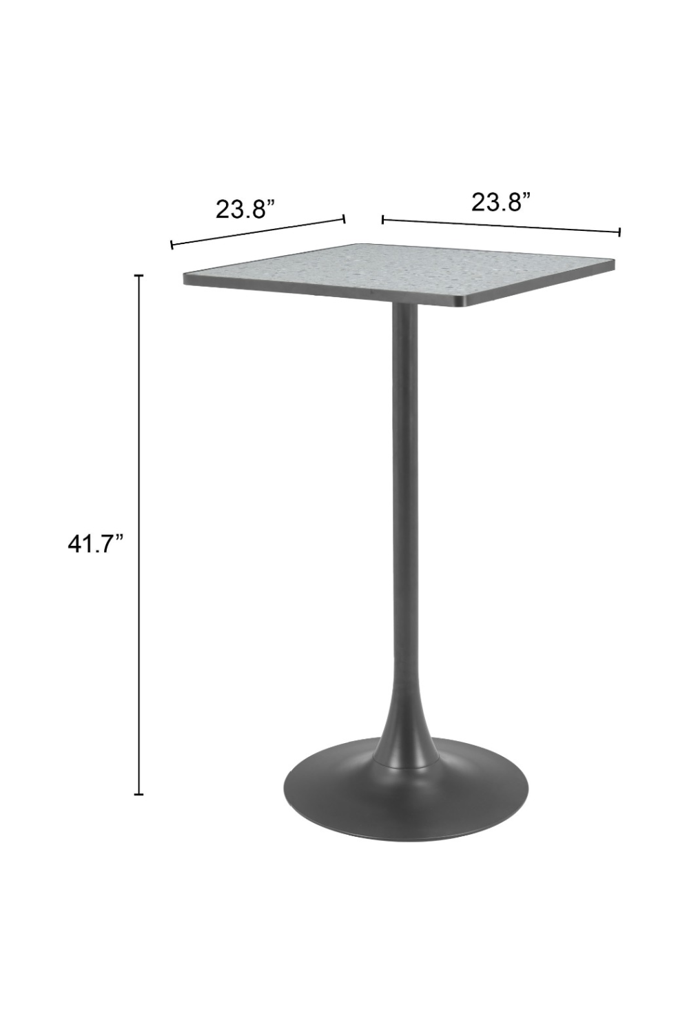 Square Terrazzo Bar Table | OROA Modern Spot | Oroa.com