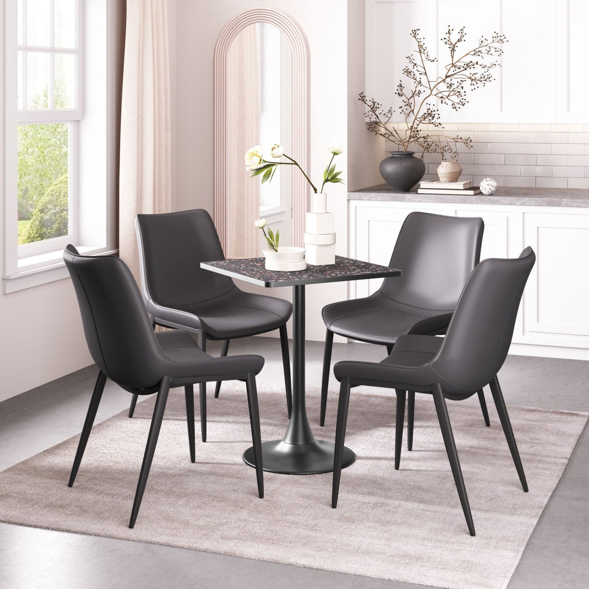 Square Terrazzo Bistro Table | OROA Modern Spot | Oroa.com