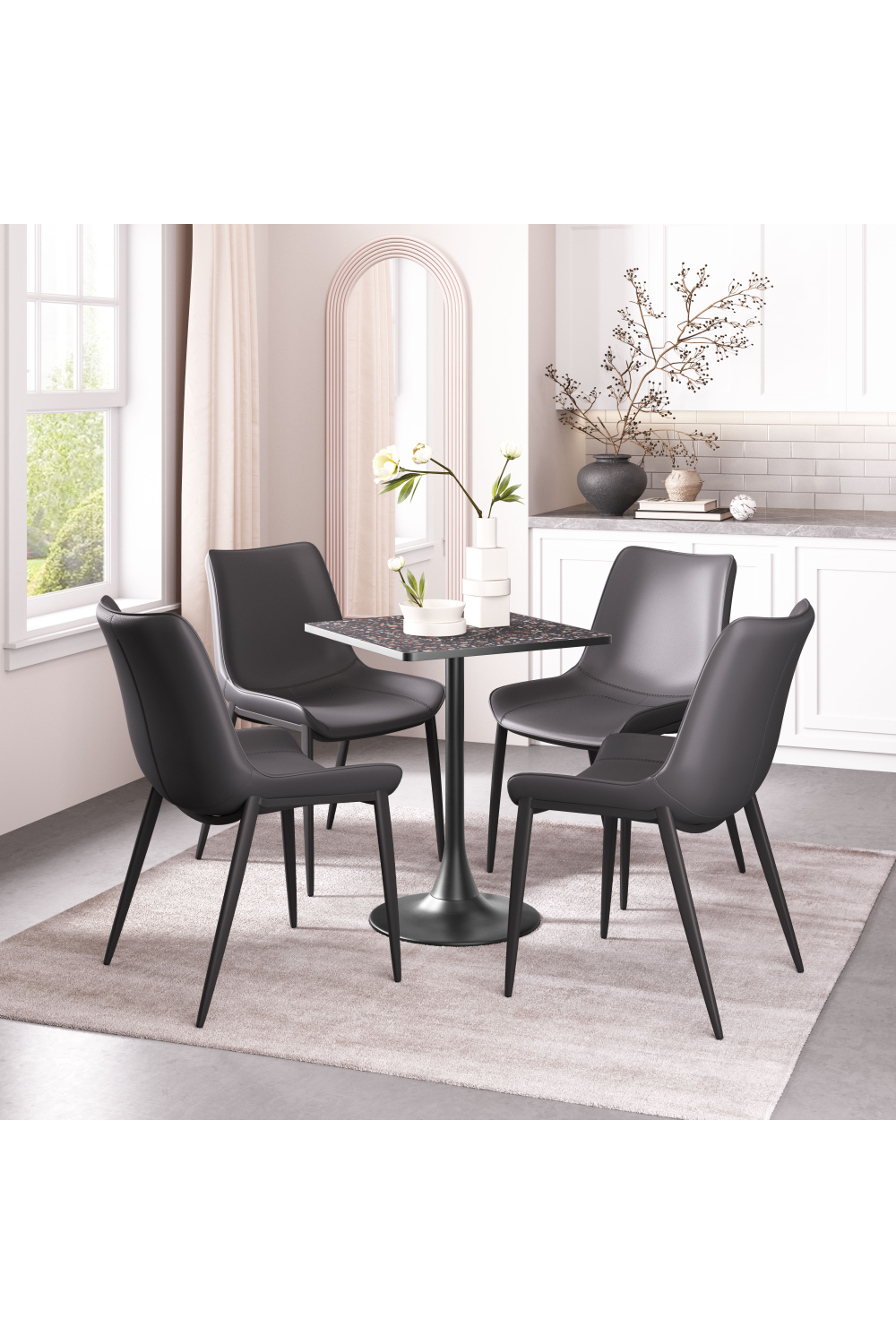 Square Terrazzo Bistro Table | OROA Modern Spot | Oroa.com