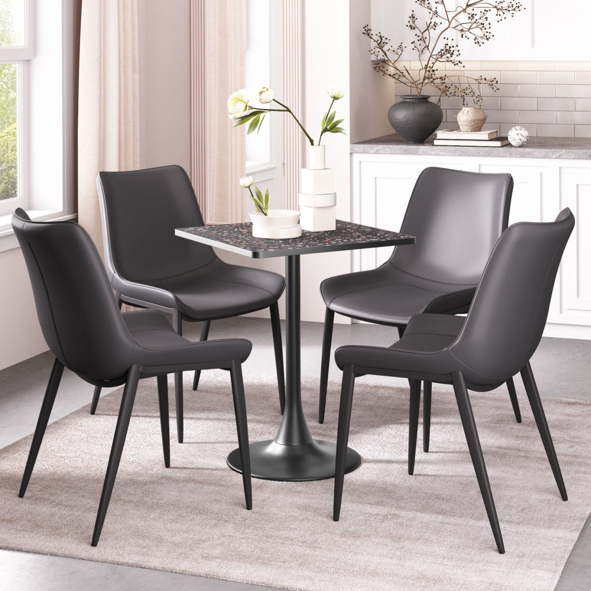 Square Terrazzo Bistro Table | OROA Modern Spot | Oroa.com