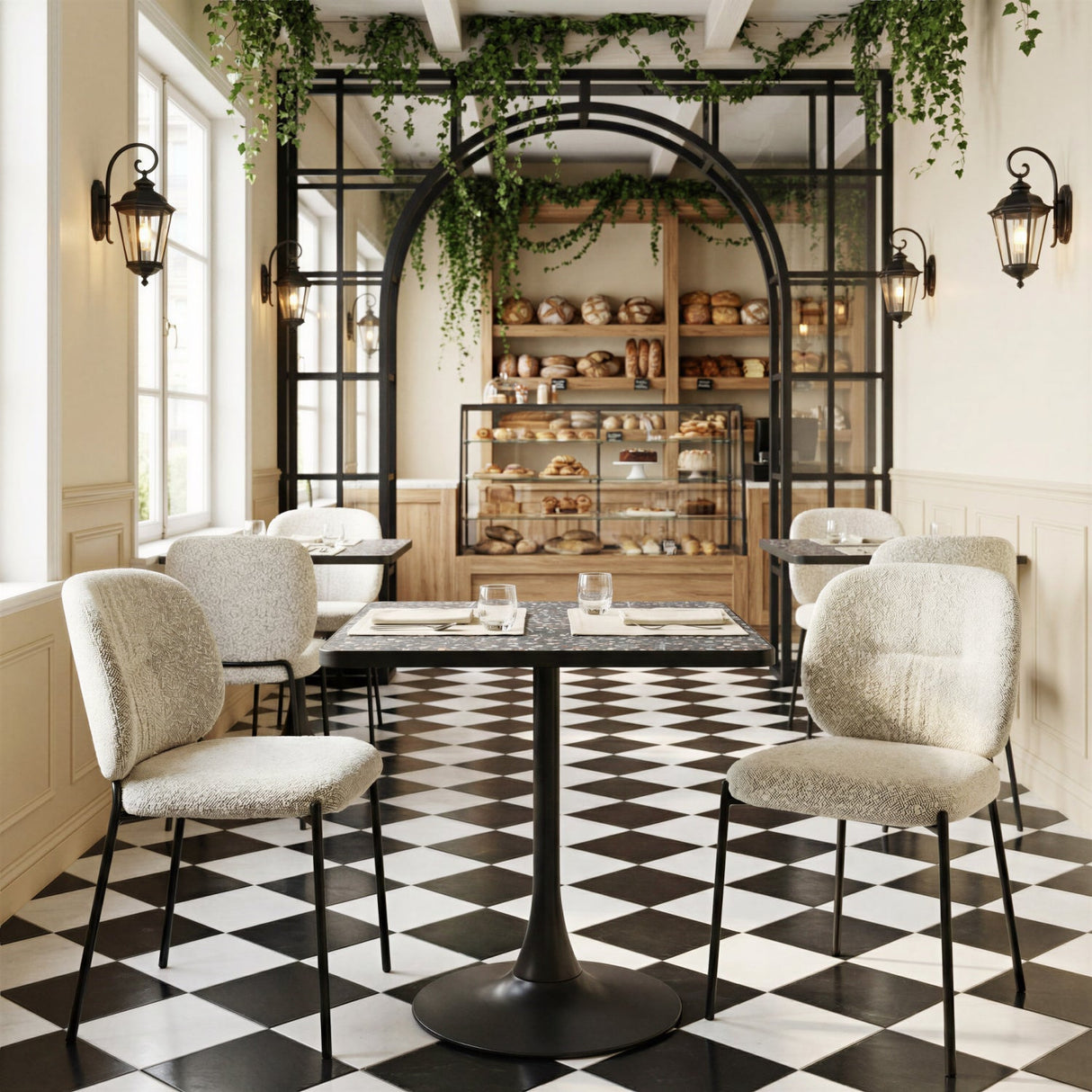Square Terrazzo Bistro Table – Spot – alternate view 29
