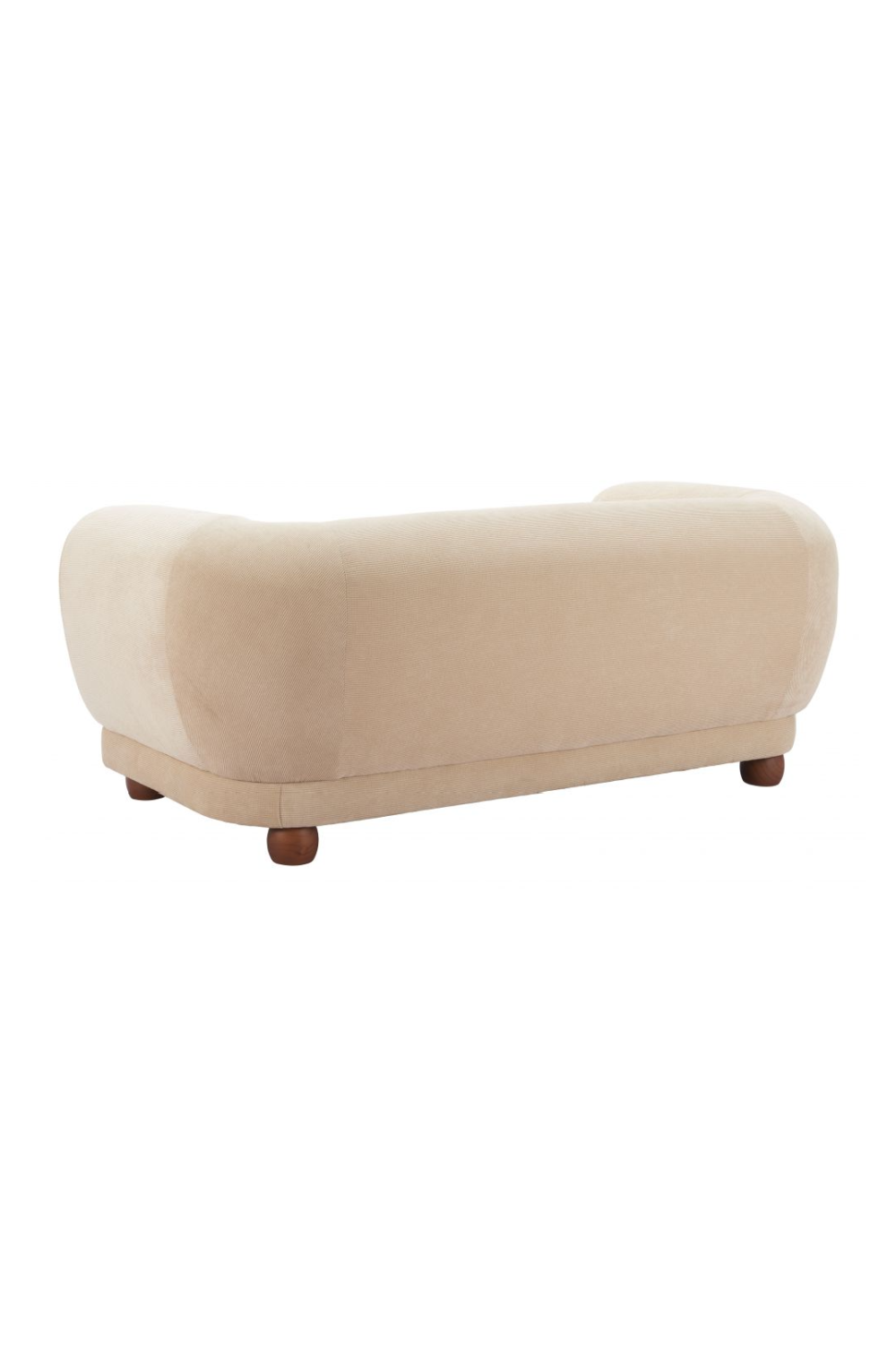 Taupe Corduroy Loveseat | OROA Modern Boet | Oroa.com
