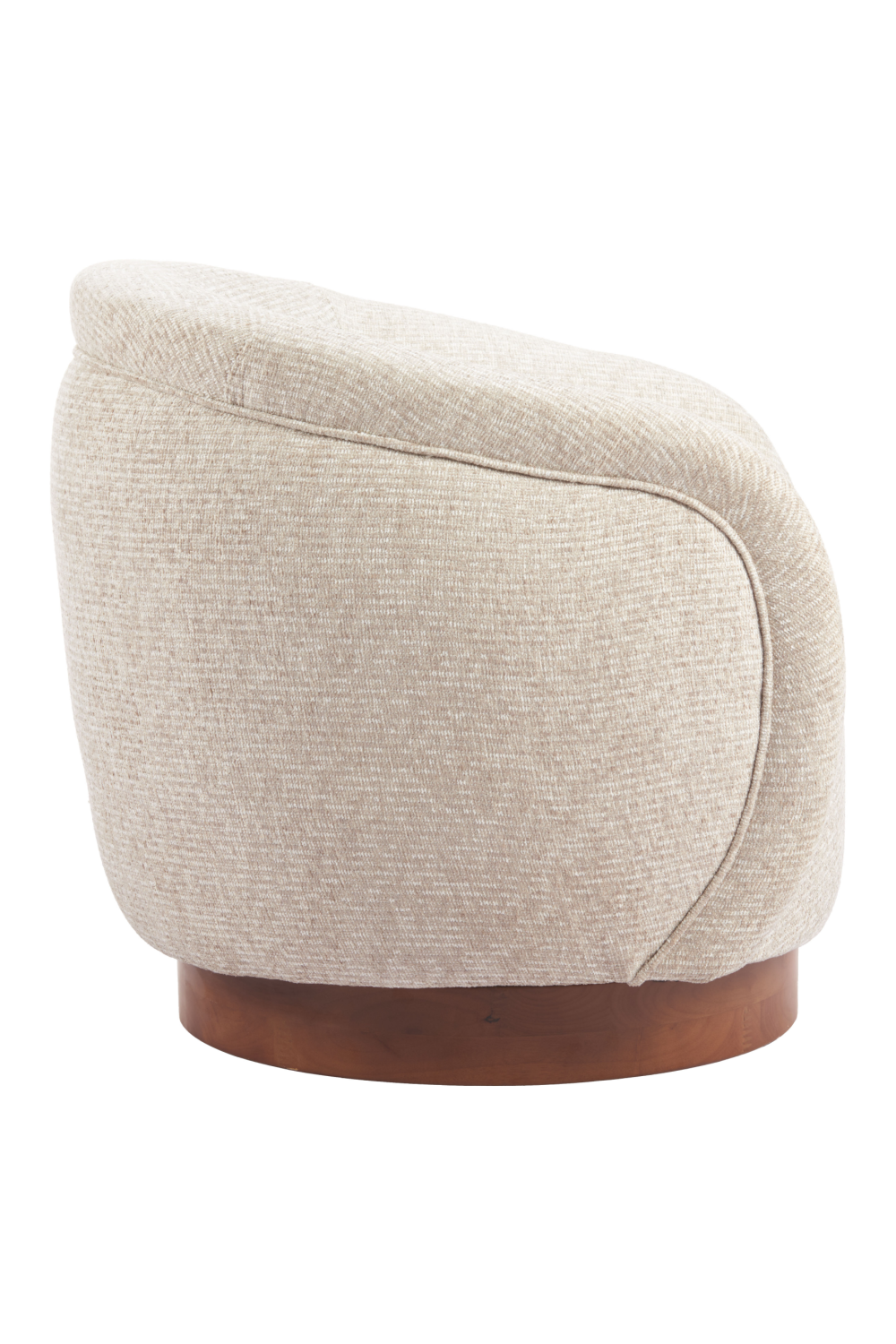 Beige Swivel Lounge Chair | OROA Modern Vinta | Oroa.com